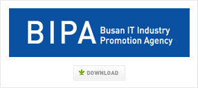 영문약자 배경있는 로고타입